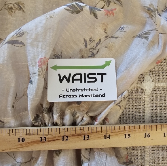 J.Jill XLP Linen Lyocell Blend Floral Tunic Top Sheer - Picture 14 of 15